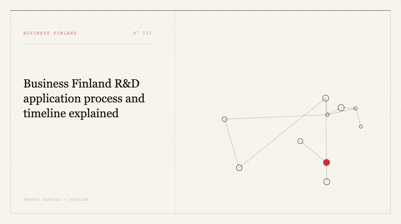 Business Finland R&D application process and timeline explained