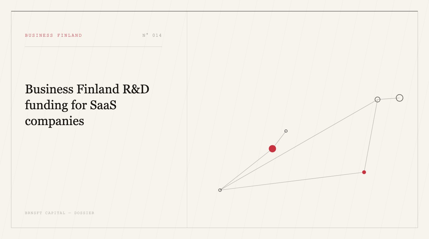 Business Finland R&D funding for SaaS companies